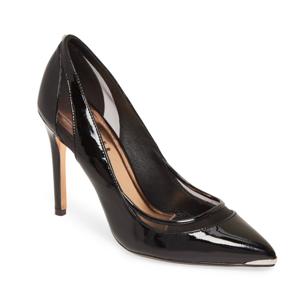 Ted Baker Clancyp Pump Patent Leather Heels in Black Size 39